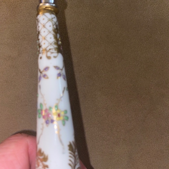 CHEESE SLICER SERVER PORCELAIN HANDLE STAINLESS STEEL BLADE - Picture 4 of 5